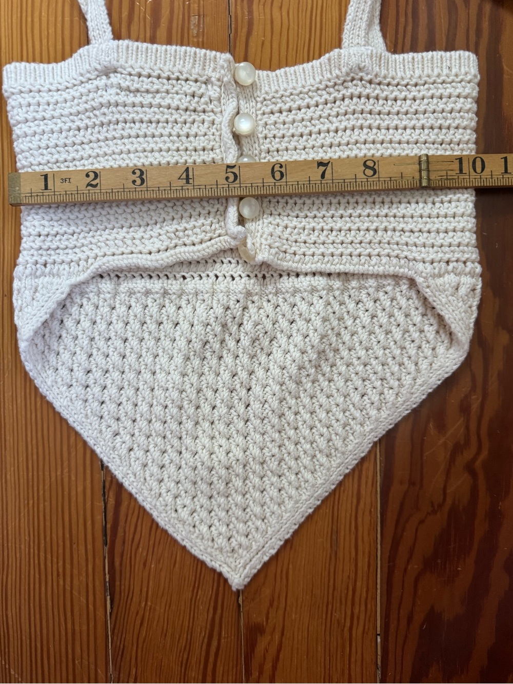 Urban Outfitters Crochet Knit Tie-Shoulder Bandeau Top - Picture 7 of 7